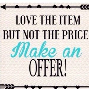 If you like something make an offer. Cleaning out my closet